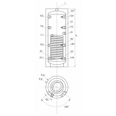 PS1 200 buffer tank